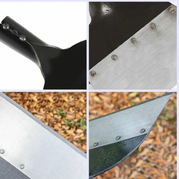 Outdoor Garden Cleaning Shovel Multi-Functional Steel Flat Shovel Ice Shovel Wee - Picture 4 of 4